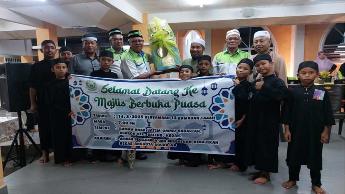 MAJLIS BERBUKA PUASA SKUAD 69 PDRM DI KEDAH BERSAMA DENGAN ANAK-ANAK YATIM. MAC 2025